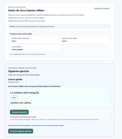 Rimay Adaptive Voice Coach – screenshot 4