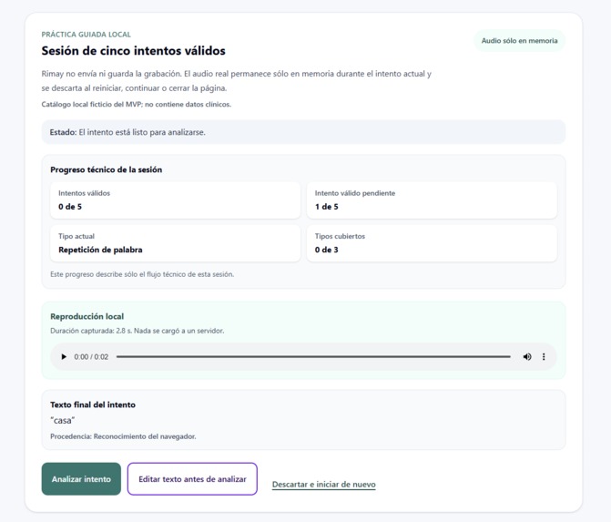 Rimay Adaptive Voice Coach – screenshot 5