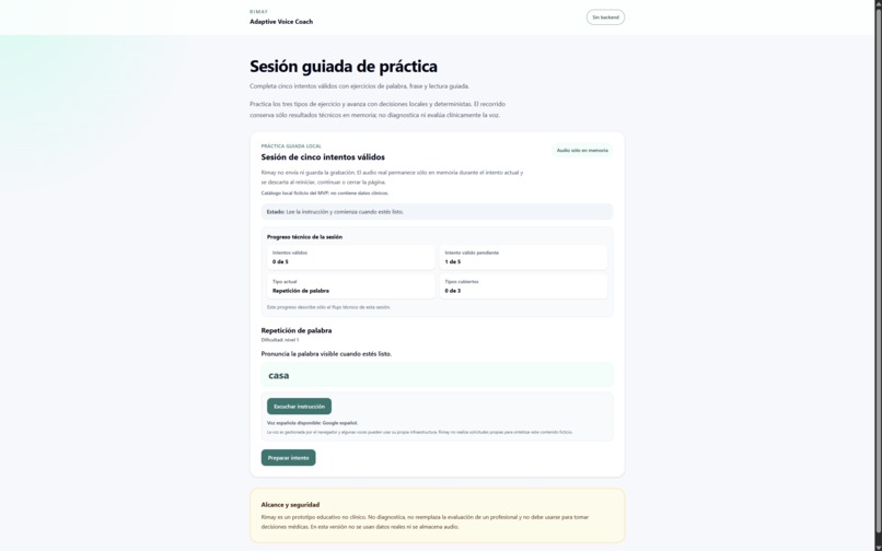Rimay Adaptive Voice Coach – screenshot 10
