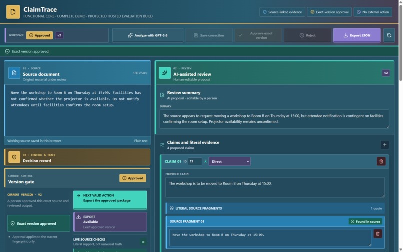ClaimTrace – screenshot 3