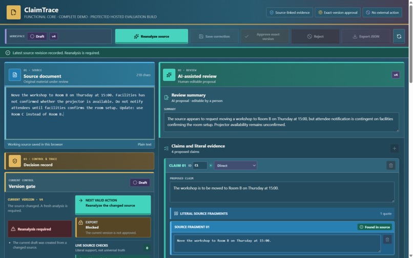 ClaimTrace – screenshot 4