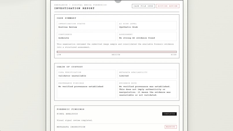 DeepLence – screenshot 4