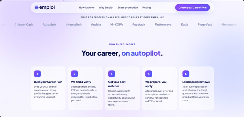 Emploi – screenshot 4