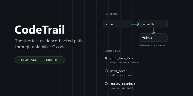 CodeTrail – screenshot 1