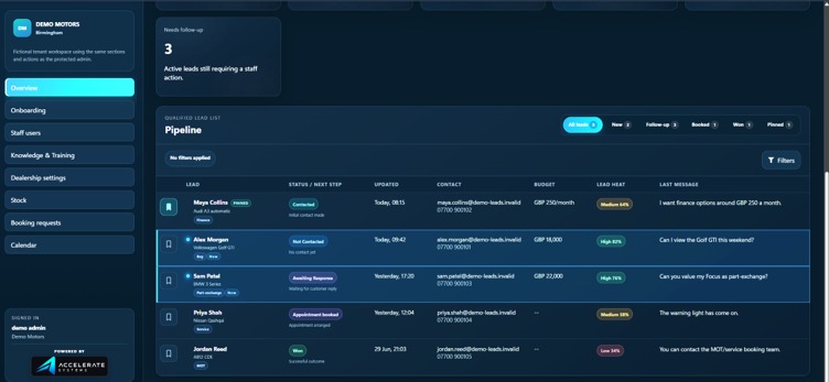 Accelerate-Systems – screenshot 3