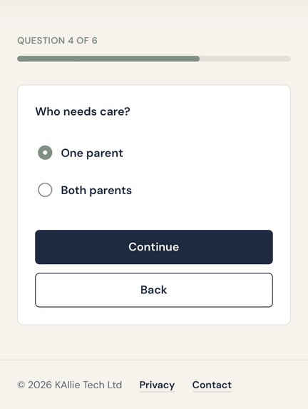 Kith — AI care navigation for families – screenshot 4