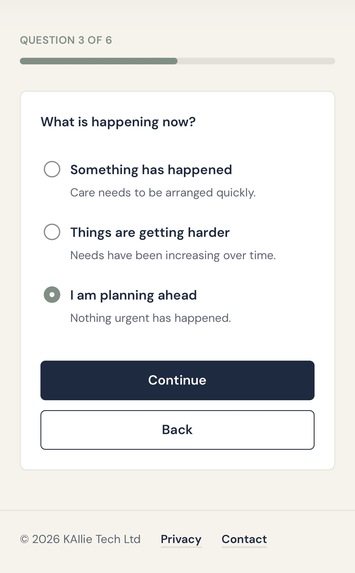 Kith — AI care navigation for families – screenshot 7