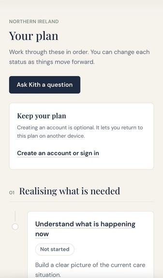 Kith — AI care navigation for families – screenshot 8