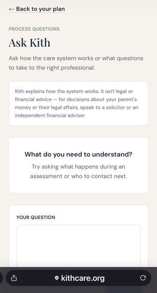 Kith — AI care navigation for families – screenshot 13