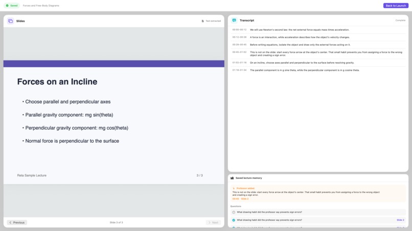Reta – screenshot 1
