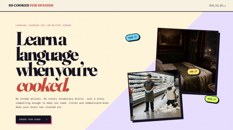 so cooked for spanish – screenshot 1