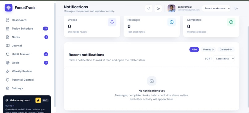 focustrack – screenshot 8