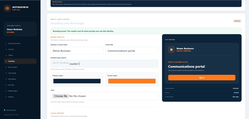 Netbrowse Voice  (AI Powered IP PBX) – screenshot 10