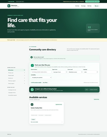 Patch the Web – screenshot 3