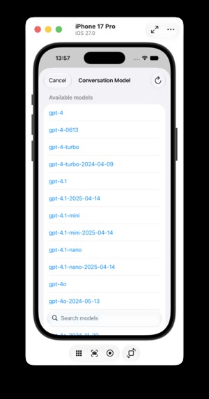 OpenAI for Foundation Models – screenshot 2