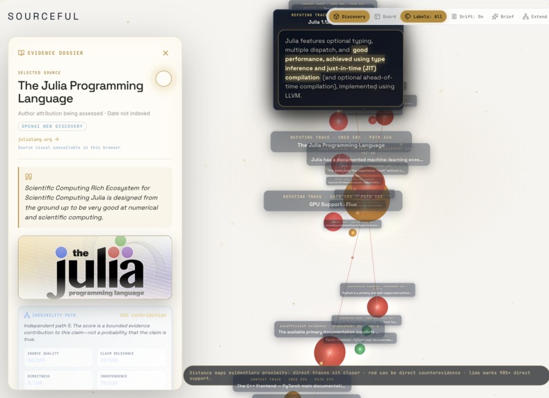 Sourceful - Truth Modelling in Your Pocket – screenshot 6