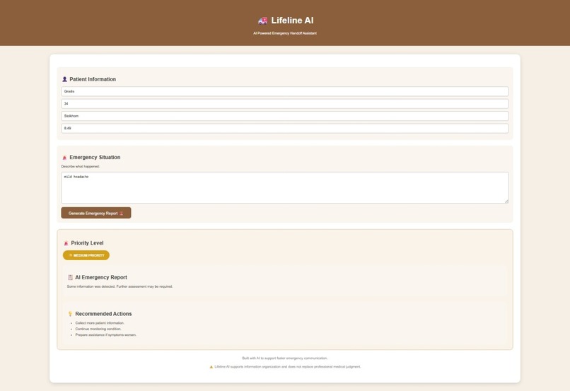 Lifeline AI – screenshot 3