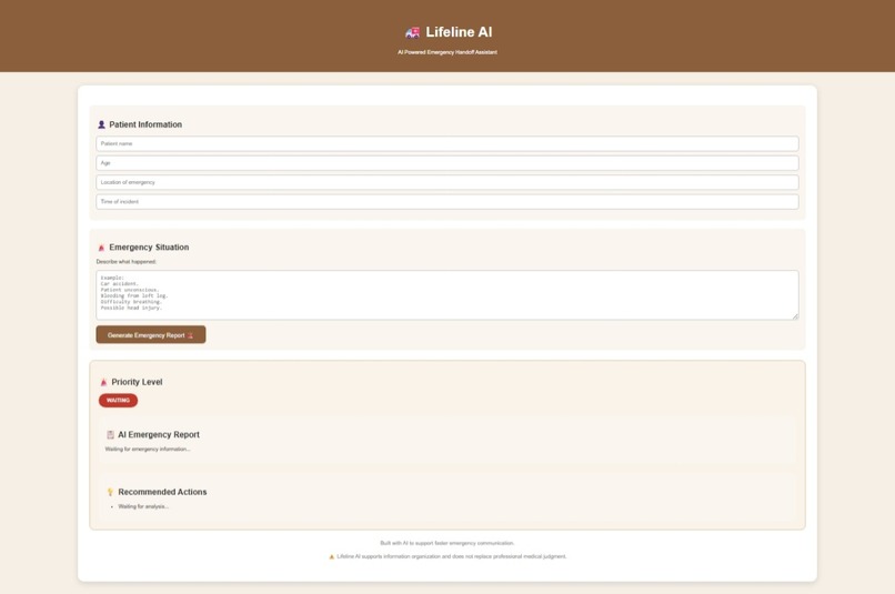 Lifeline AI – screenshot 2