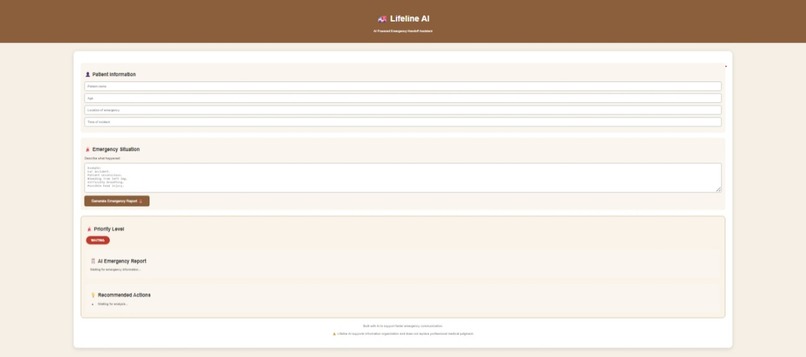 Lifeline AI – screenshot 1