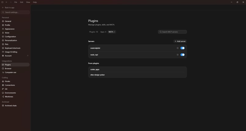 Material Pilot - A Native MCP Bridge for Material Maker – screenshot 2