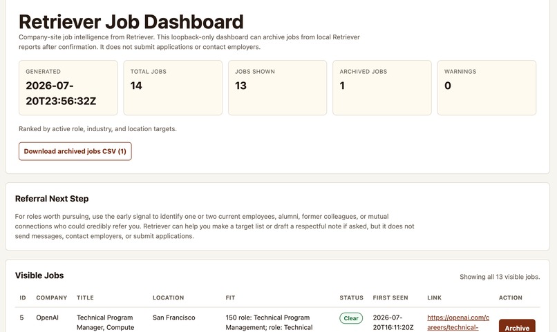 Retriever – screenshot 3