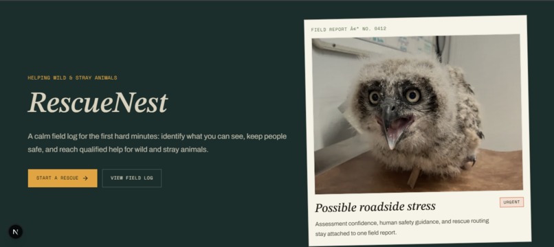 RescueNest – screenshot 1