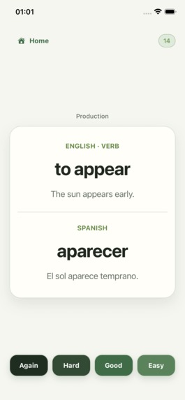 Figtree: Truly Personalised Spanish Input and Vocab Learning – screenshot 2