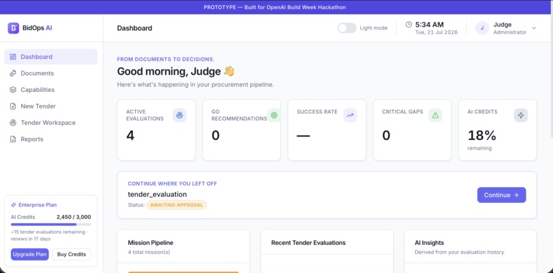 BidOps AI – screenshot 2