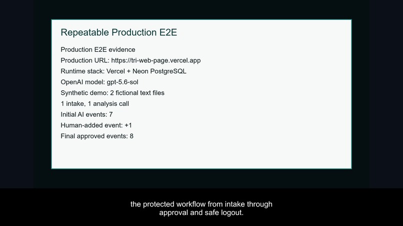 TRI Evidence-to-Timeline Copilot – screenshot 6