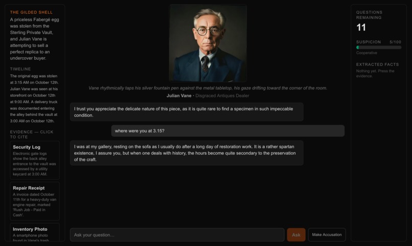 The Deposition – screenshot 1