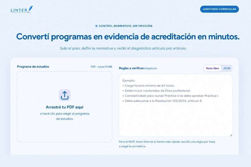 Linter  – screenshot 1