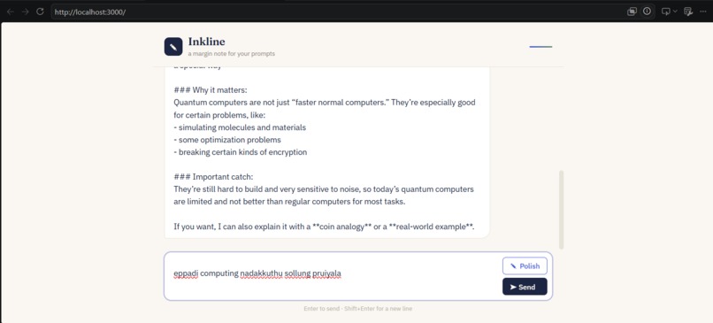 Inkline – screenshot 1