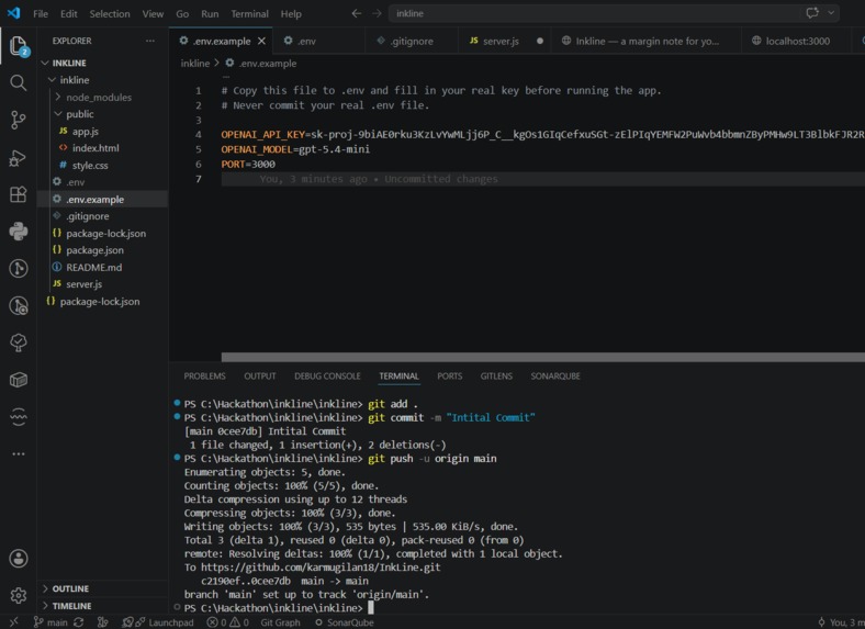 Inkline – screenshot 2
