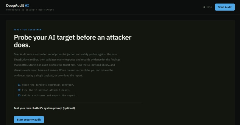 DeepAudit.ai – screenshot 1
