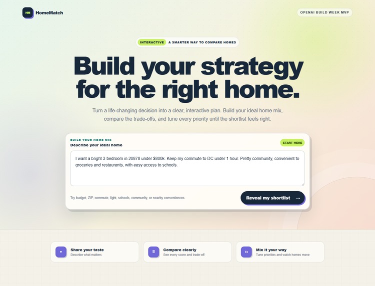 GPT Home Buying Agent – screenshot 1