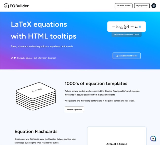 EQBuilder – screenshot 1
