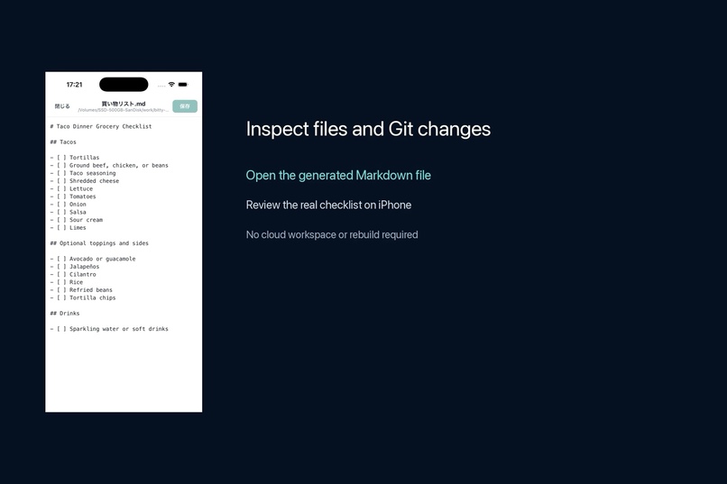 Bitty — Codex That Runs When You Arrive – screenshot 3