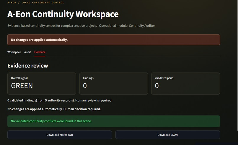 A-Eon Continuity Workspace – screenshot 2