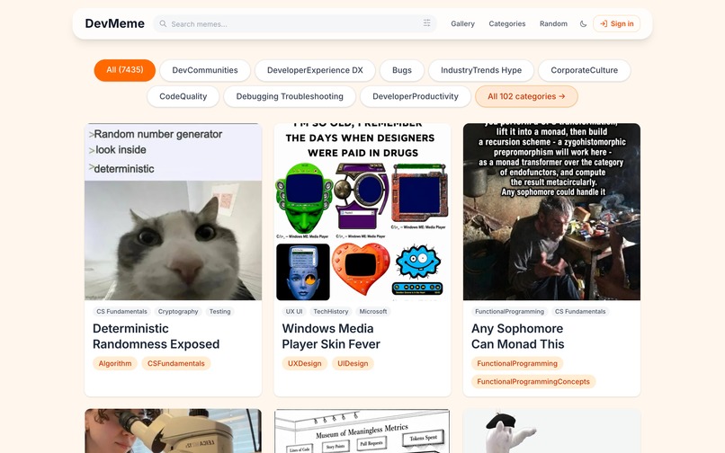 DevMeme – screenshot 3