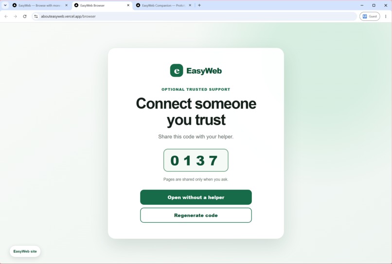 EasyWeb – screenshot 3