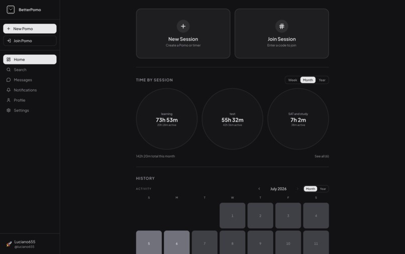 BetterPomo – screenshot 2