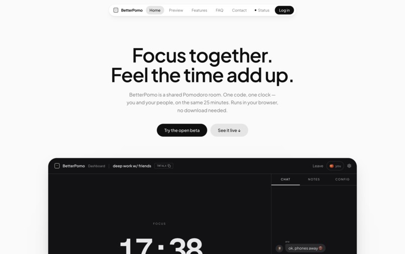 BetterPomo – screenshot 1