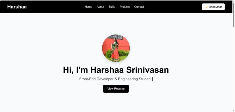 Personal Portfolio Website – screenshot 3
