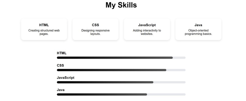 Personal Portfolio Website – screenshot 5