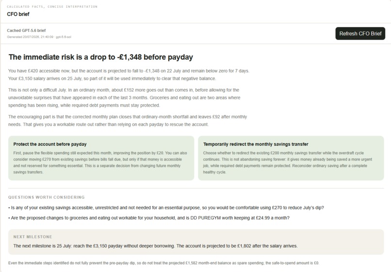 Personal CFO – screenshot 2