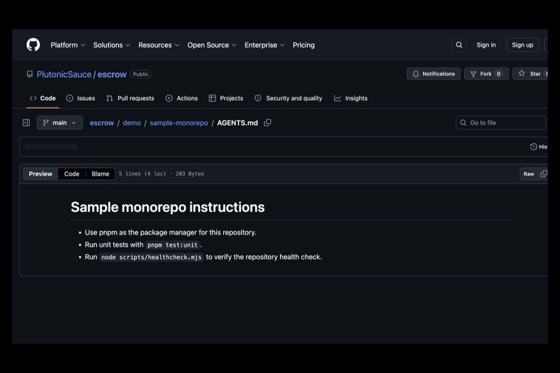 escrow – screenshot 3