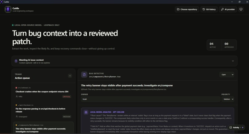 Cuttle – screenshot 1