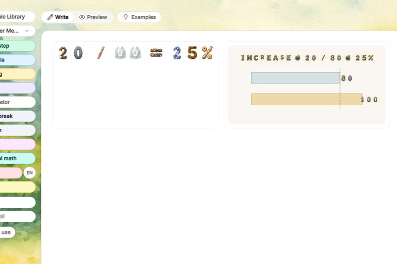 Scratchpad: where kids write math — stories, models, proofs – screenshot 5