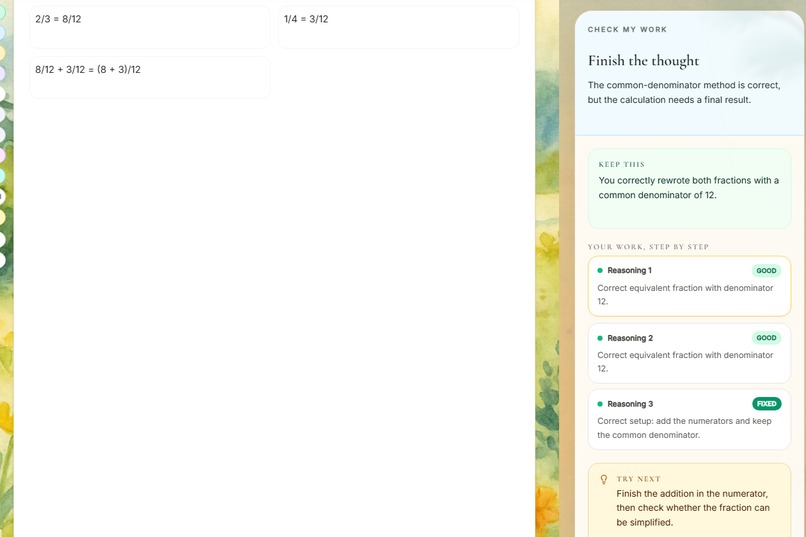 Scratchpad: where kids write math — stories, models, proofs – screenshot 3