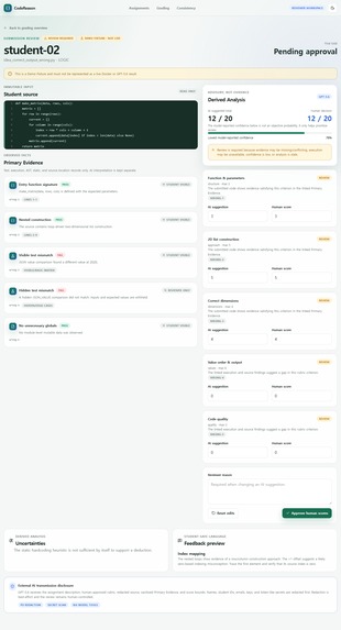 CodeReason – screenshot 1